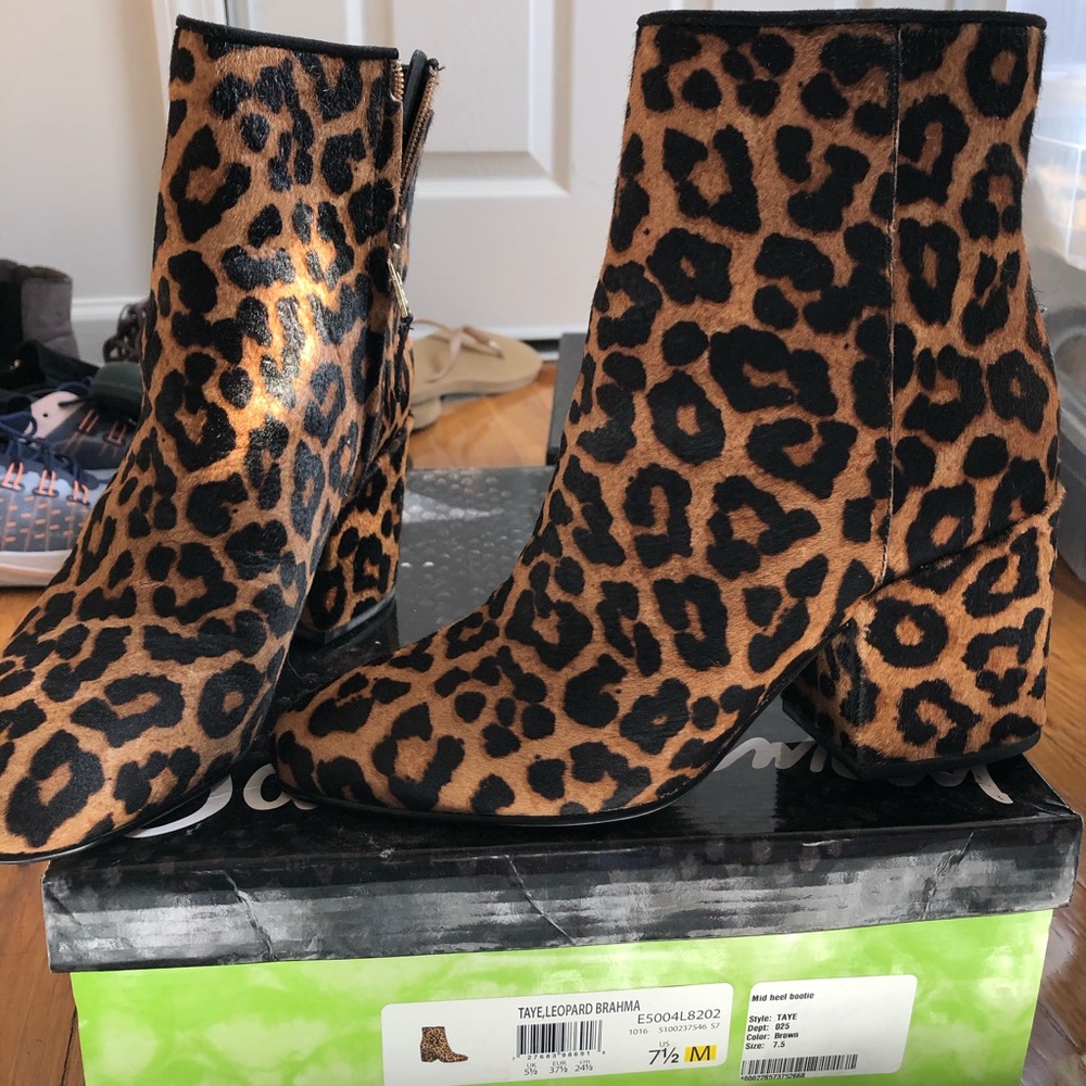 Sam Edelman Taye Leopard Bootie